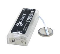 DSLRKIT AAA/LR03 to CR2032 Dummy Battery Adapter, Flexible Flat Cable, Real-Size CR2032 Shell, Supports Two AA Batteries with ON/Off Switch for Wall-Mounted Thermometers, Wireless Buttons and Remotes
