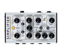 DSM & Humboldt - Simplifier MK-2 II DLX Zero Watt Dual Channel & Reverb Stereo Amplifier, Micro Amp, Mini Amp, Easy-to-Use Analog AMP Simulation with Headphone Output & AUX Slots - 200mA & 9 to 12 V