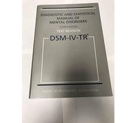 DSM-IV-TR: Diagnostic and Statistical Manual of Mental Disorders