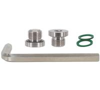 Dsnaduo 2PCS Stainless Steel Magnetic Hex Front Differential Oil Fill/Drain Plug with Tool fits Polaris Ace, General, Rzr, Ranger, Scrambler, Sportsman, Magnum ATV UTV, Replace 2203738,2203739