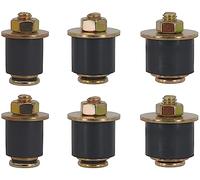 Dsnaduo 3 Sizes (6pcs) Rubber Expansion Plug, Fit Hole Size: 3/4"~1-1/8" (19mm~28mm) Automotive Rubber Freeze Plug
