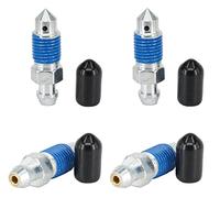 Dsnaduo 4-Piece Speed Bleeder Kit - Quick Bleeders with Dust Caps, 3/8"-24 x 32.6mm, H9402-4, 12701, 13901, 6858, 639590,639600