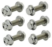 Dsnaduo Stainless Steel Flange Screws, Flange Bolts, Exhaust Manifold Hardware Kit (Bolts&Nuts) M10X1.5-35mm (6-Pack)