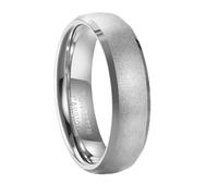 Dsnyu Men Tungsten Wedding Ring, Brushed Beveled Edge Engagement Rings | Eternity Band, Versatile Casual Jewelry