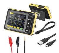 DSO152 Handheld Digital Oscilloscope, Portable Digital Oscilloscope Kit, 200KHz Bandwidth, 2.5MS/s High Sampling Rate, Single Trigger Function, Mini Size for Fieldwork