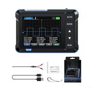 DSO153 Handheld Digital Oscilloscope with 1MHz Bandwidth, 5MS/s Sampling Rate & Built-in 10kHz Signal Generator for Electronics Testing, 2.8(A)