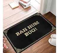Dsoluuing Door Mat Outdoor Entrance Funny Bah Hum Bug! Doormat Floor Mats for Home Spring Outdoor Mat (Color : Colour, Size : 40X60CM)