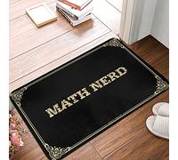 Dsoluuing Large Welcome Mats for Front Door Math Nerd Doormat Large Doormats for Outdoor Entrance Summer Rug (Color : Colour, Size : 50X80CM)