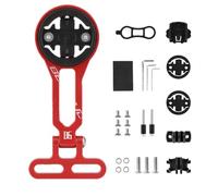 DSOPV Bicycle Computer Mount, Mountain Bike Handlebar Extension, Adjustable Stopwatch Holder, Cycling Accessories with Bicycle Light Compatible, Bicycle Parts (B)