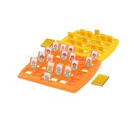 DSOUWEH 2 Players Educational Toy Guessing Game Board Game Featuring Interactive Character Cards Stimulating Family Interaction Logical Reasoning Abilities, Yellow, 11.3x12.5x2.5cm