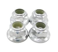 DSOUWEH 4pcs RC Car S Performance Aluminium Alloy Wheel Lock Nut For 1/10 WLtoys K949 Applicable For 1/10 WLtoys K949, silver