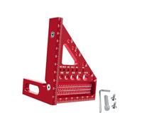 DSOUWEH Accurate Multifunctional Woodworking Square,Red,79x85x112mm