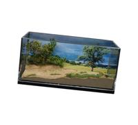 DSOUWEH Attractive Country Road Scene Backdrop Board Making Displays For Model Car Collectors Which Has Good To Backdrop Scene Model Is Finely Crafted Car