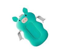 DSOUWEH Baby Bathtub Cushion Foldable Newborn Support Breathable Bathing Chair Bath Tub Anti-Slide Cushions Mat Security, Green Pig