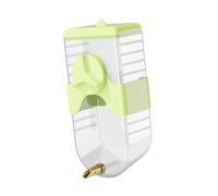 DSOUWEH Bird Drinker Cockatiel Water Feeder Practical Innovative Sturdy Reliable Easy To Clean Water Supply Lightweight And Sturdy Bird Drinker Feeder, green, 7.7x6x17.5cm