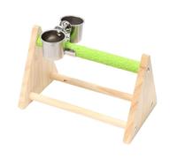 DSOUWEH Bird Perch Stand Playstand Pet Bird Play Parrots Playground Develop Bond With Portable Lightweight Toys Activity Play Center Portable Indoor Outdoor