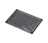 DSOUWEH Cat Litter Mat Easy Clean Non Slip Lightweight Waterproof Trapping Solution Keeping Floors Spotless Trapping Mat Layer Kitty Litter Waterproof Cat, Dark Gray, 42x28.5x2cm