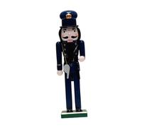 DSOUWEH Classic Wooden Nutcracker Ornaments Decorative Figures Adding Joyful Vibes To Holiday Setup 36cm Wood Doll Decoration Figure Handcraft Puppet Bedside