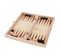 DSOUWEH Compact Travel Chess Set Classic Game Experience Teens And Adults Fun On Go Will Be Impressed Superb Craftsmanship Goes Into Ma Each Chess Set.These, Light Wood, 24x24cm