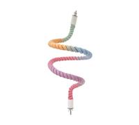 DSOUWEH Cotton Toy Bird Rope Perch Enhancing Interaction As Birds Climb Swing And Have Fun All Day Climbing Rope Is Made Of Cotton Toy Bird Cage Cage, Style B