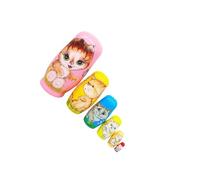 DSOUWEH Exquisite Cartoon Animal Pattern Sculpture Handcrafted Matryoshka