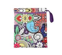 DSOUWEH Fine Stitching Non-shedding No Loose Thread Diaper Bag With Delicate Pattern Pockets Diaper Bag Polyester Wet Dry Bags, European American