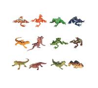 DSOUWEH Fun Educational Props Miniature Animal Models Interactive Storytelling Sessions Miniature Animal Model Simulation Collectible Toy Daycare Educational