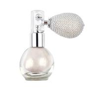 DSOUWEH Highlighter Spray Glitter Powder Shimmer Sparkle High Gloss Makeup Cosmetic Long Lasting Unique Glow Effortless Elegance Every Day Highlighter Powder, Pearl White, 7.5x6.9x3.9cm