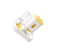 DSOUWEH Horizontal Feeding Cat Bowls Utilizing Vertical Ears To Food In Place While Pets Enjoy Meals 145 Degree Slope Automatic Water Fountain Feeding Bowl, yellow, 28x25x26cm