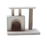 DSOUWEH Improve Dollhouse Cat Climbing Frame With Wooden Miniature