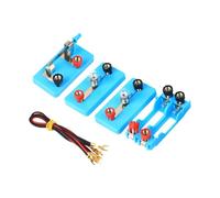 DSOUWEH Kids Teens Circuit Electricity Experiment Physics Science Handmade Assembly Kits Fun And for Creative Learning Activities Science Experiment Kids