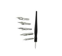 DSOUWEH Lightweight Comic Pens Dip Set Featuring 5 Different Nibs Crafting and Creating Illustrations Necessary for Cartoonists and Artists Drawing Sketching