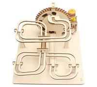 DSOUWEH Mechanical Roller Coaster Model Building Kits Marble Models DIY 3D Marble Model tional Fun Learning Experience For Kids Wood Desk Decor Science tional