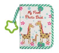DSOUWEH Memory Keeper Classic Baby Cloth Photo Album For Preserving Important Moments Baby Cloth Photo Albums Polyester, green
