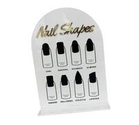 DSOUWEH Nail Art Presentation Board Versatile Display Solution for Creative Nail Artists And Beauty Salons And Is Also Gift For Beauty Lovers. False Tip, Style A