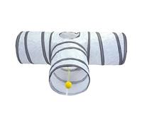 DSOUWEH Pet Tunnels With Collapsible Tube Indoor Cats On Go Creating Fun Play Experiences With Kittens Polyester Steel Wire Rats Cat Tunnel Tube Guinea Pig