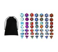 DSOUWEH Polyhedral Dices Acrylic Dices Casino Game Vast Variety Polyhedral Set Math Teaching Assortment Imagination And Fun Table Games Aesthetic Conscious