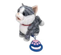 DSOUWEH Tail Plush Animal Electronic Plush Toy Brings Fun To Kids With Singing Walking Features Imaginative Play Stuffed Cat Kids Toddlers Room Decoration , Style A