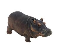 DSOUWEH Turtle Tank Oxygen Pump Resin Hippo Statue Fabulous Way To Underwater Realm With Intricate Detail Realistic Hippo DesignThis Figurine Is Featuring