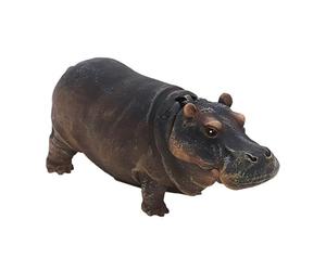 DSOUWEH Turtle Tank Oxygen Pump Resin Hippo Statue Fabulous Way To Underwater Realm With Intricate Detail Realistic Hippo DesignThis Figurine Is Featuring