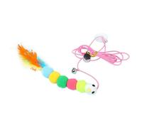 DSOUWEH Vibrant Teaser Wand For Kittens Indoor Cats Playful Chase And Engaging Fun Activity And Cat Will Play With Lively Little Bug Toy Swings At Will To