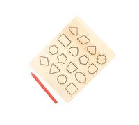 DSOUWEH Writing Tracing Board Wooden Shape Tracing Board Enhancing Kids