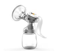 DSP-856 Manual Breast Pump Single Hand Breast Pump for Breastfeeding with 150ml Milk Bottle 110° Wide Angle Silicone Breast Shield