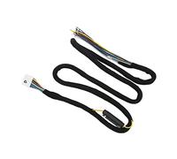 DSP Amplifier Wiring Harness Universal 12V 15A HIFI Stable Data Transmission Car Audio Wire Harness Plug for Cars ABS Metal Material