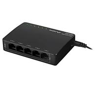 DSP3-1005-60W Ethernet Switch RJ45 Female x5 Black 10Gbps LANBERG