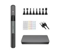 DSPIAE PRO Reciprocating Electric Sander, With 8 sanding Heads, Silicon sandpaper Set 7 Grits (180-1200), Power Cord& Case,Sanding Speed 5400 rpm