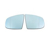 DSPOLIMV Compatible With For X5 E70 E70 LCI 2007-2010 2011 2012 2013 Car Heated Exterior Side Rearview Mirror Glass OEM:51167174981 51167174982 Rearview Mirror Glass(Left and Right)
