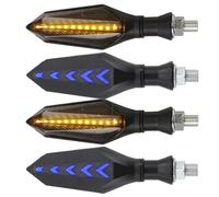 DSPOLIMV Compatible with For YZ250 For YZ600 For XV750SE For XV950 For RACER For XV750 For XV1100 For VIRAGO Motorcycle Turn Signal Indicators Motorcycle Turn Signal(Blue,4piece)
