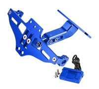 DSPOLIMV Compatible With For Z800 For Z1000 For Z750R 650 Motorcycle License Number Plate Holder Replacement And Upgrade Parts Motorcycle License Holder(Blue)