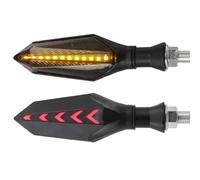 DSPOLIMV Compatible with SUZUKI For DL250 For DL650 For DL1000 For DL1050 For V-STROM Universal Motorcycle Turn Signal Light Flasher Indicator Motorcycle Turn Signal(Red,2piece)